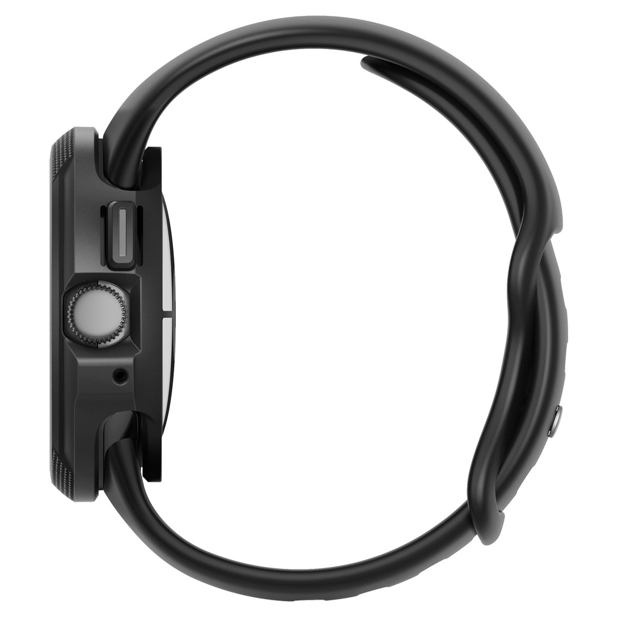 Spigen Liquid Air, matte black - Google Pixel Watch 2/1