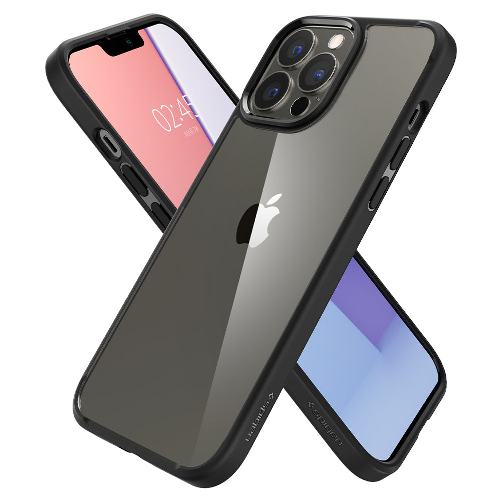 Spigen Ultra Hybrid, m. black - iPhone 13 Pro Max