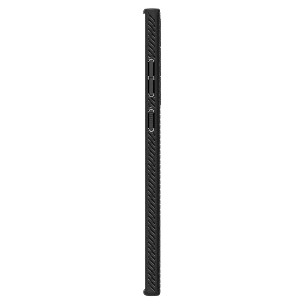 Spigen Liquid Air, matte black - Samsung Galaxy S22 Ultra