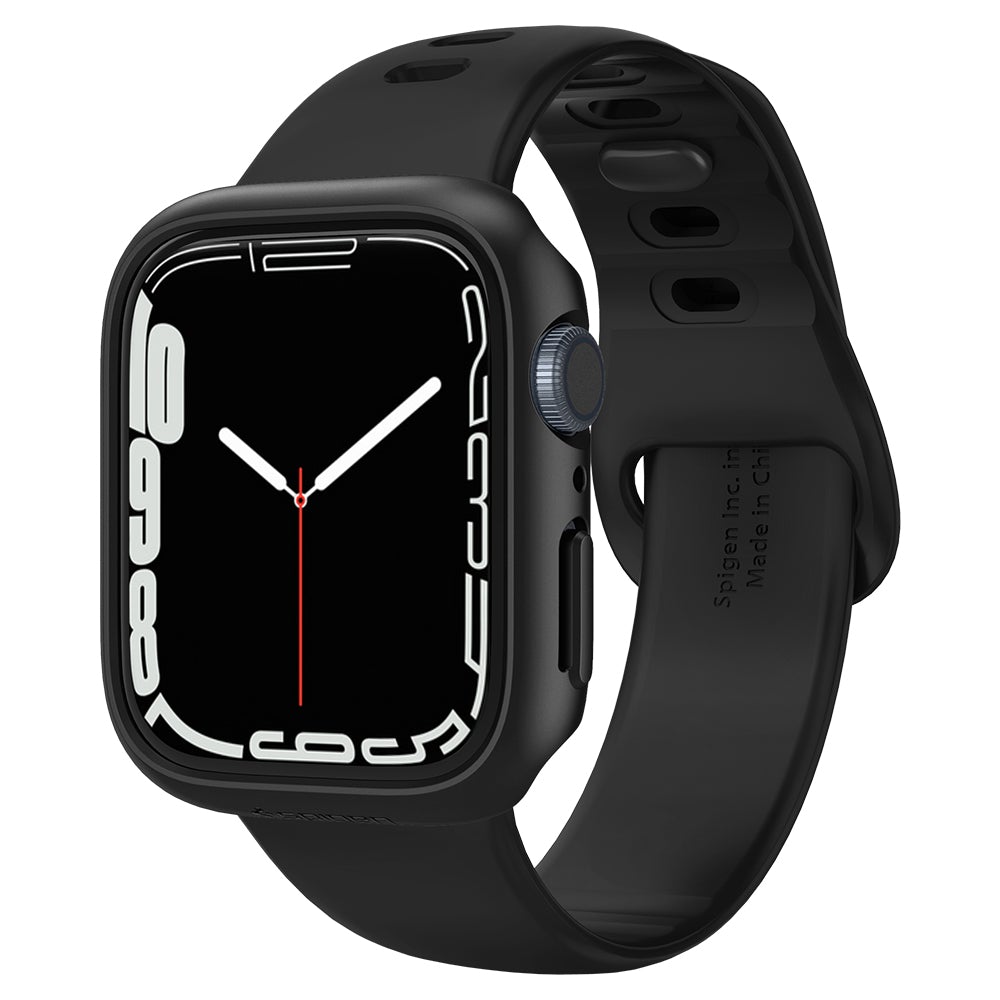 Spigen Thin Fit, black - Apple Watch 9/8/7 45mm