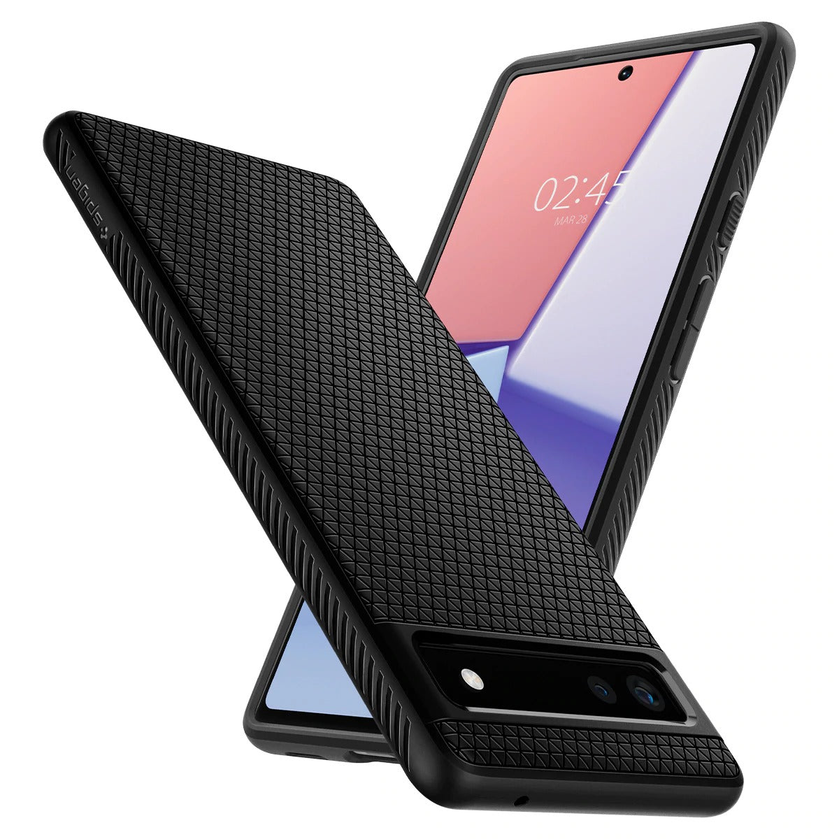 Spigen Liquid Air, black - Google Pixel 6a
