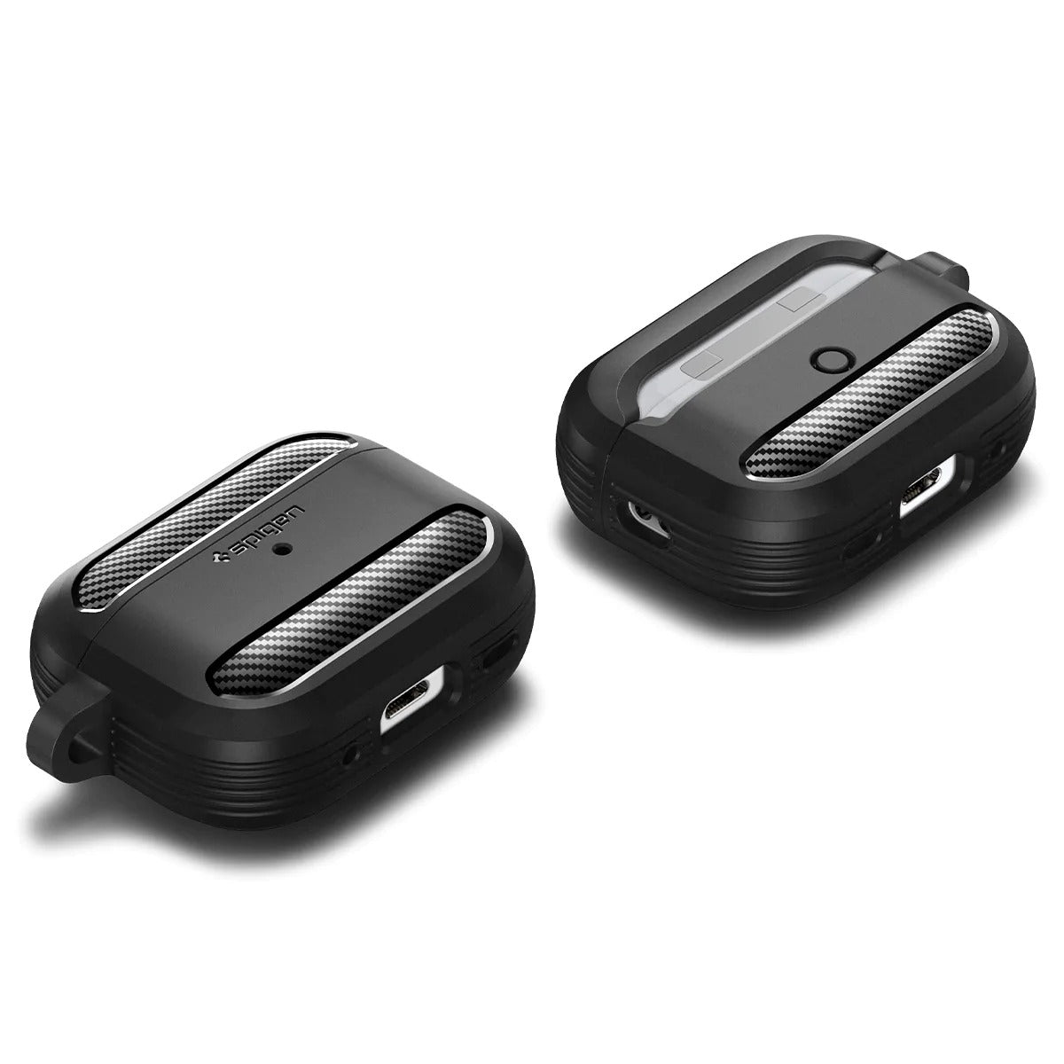 Spigen Rugged Armor, black - AirPods Pro 2