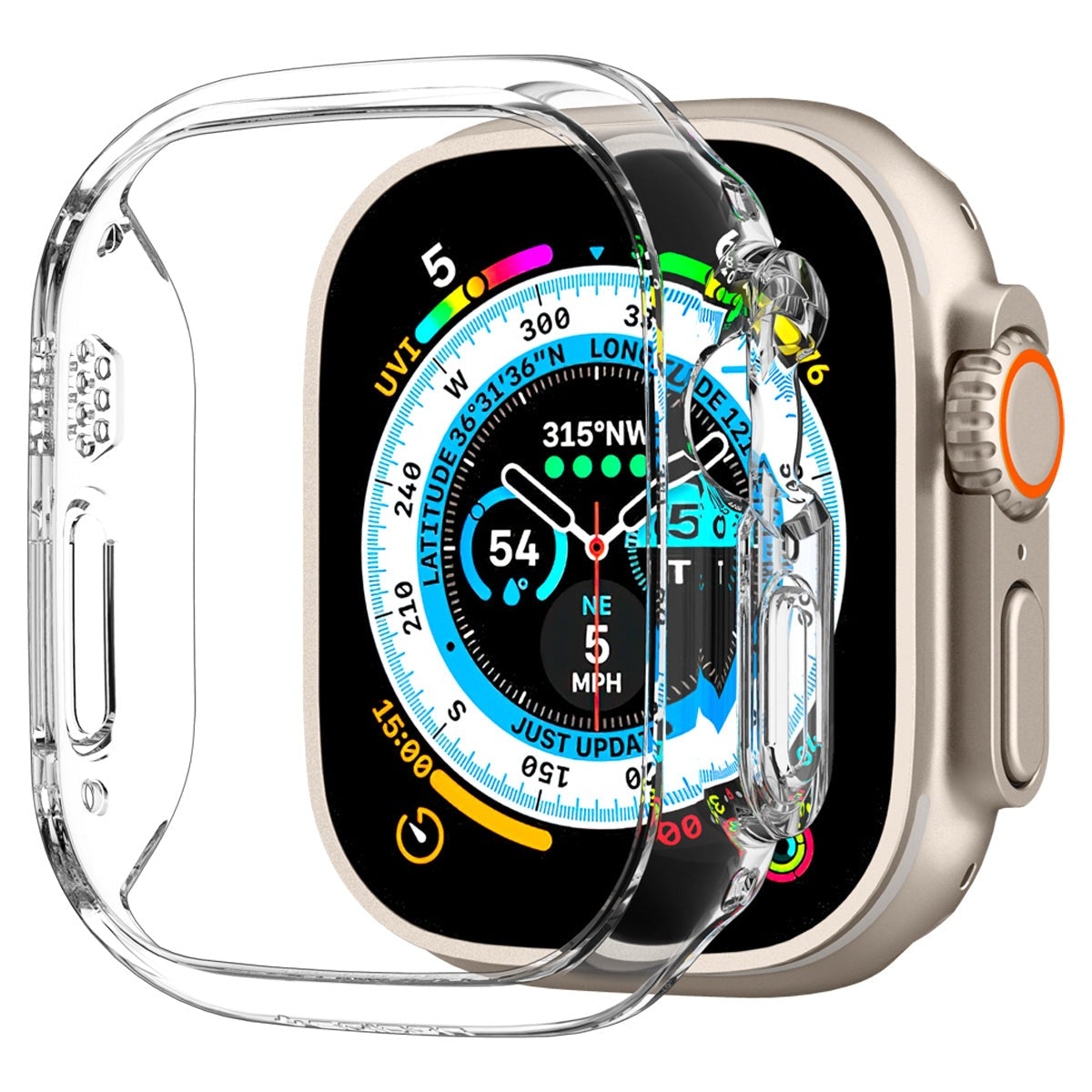 Spigen Thin Fit, clear - Apple Watch Ultra 2/Ultra 49mm