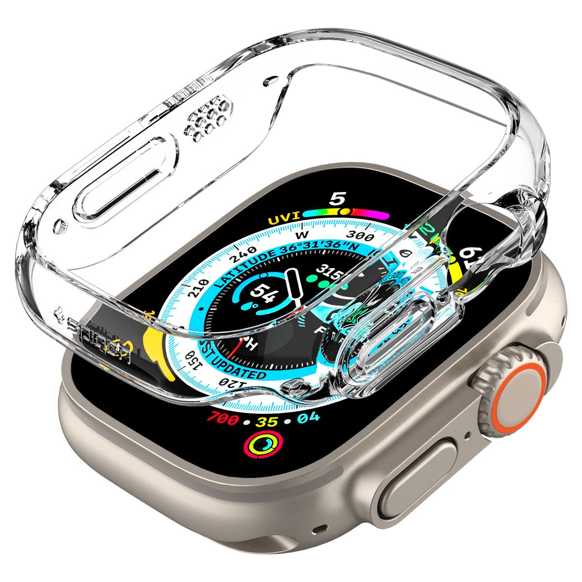 Spigen Thin Fit, clear - Apple Watch Ultra 2/Ultra 49mm