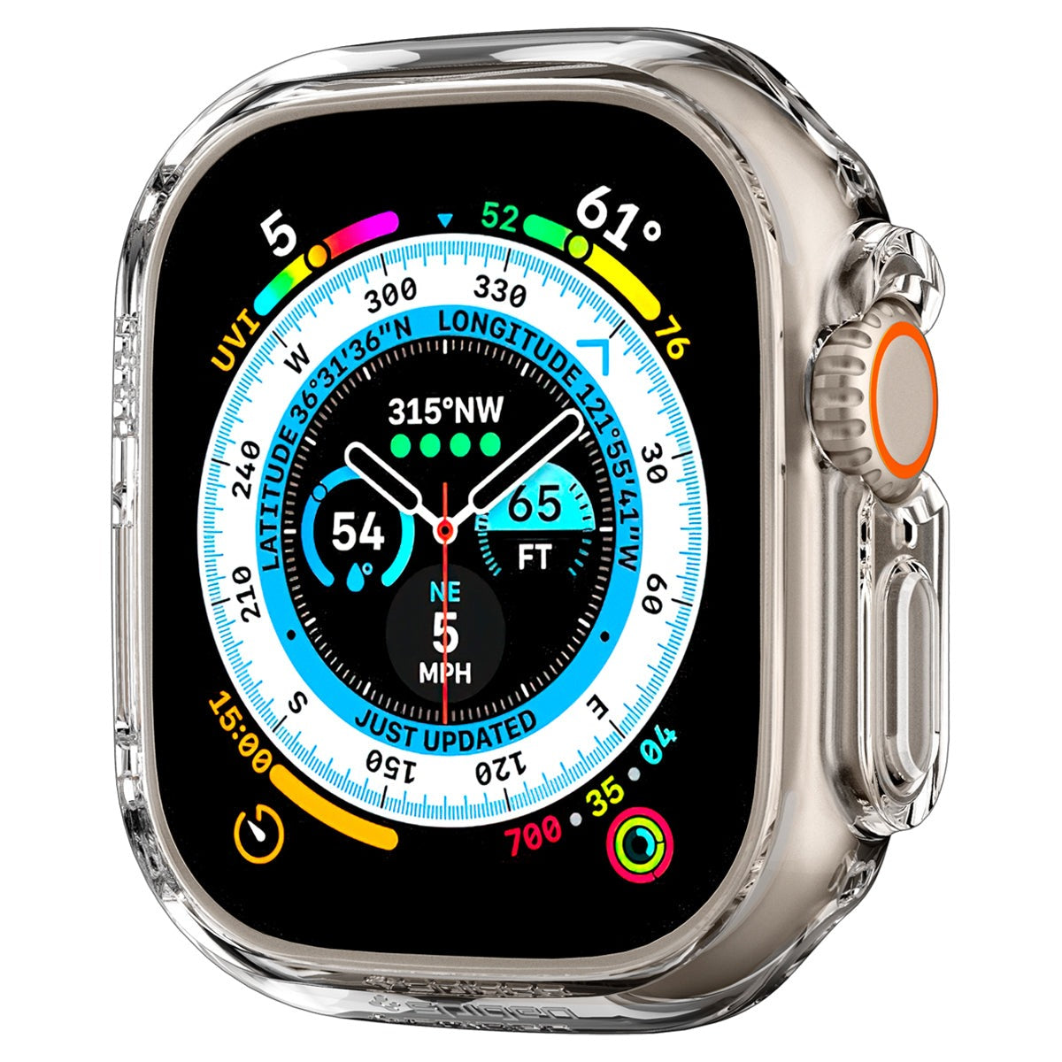 Spigen Thin Fit, clear - Apple Watch Ultra 2/Ultra 49mm