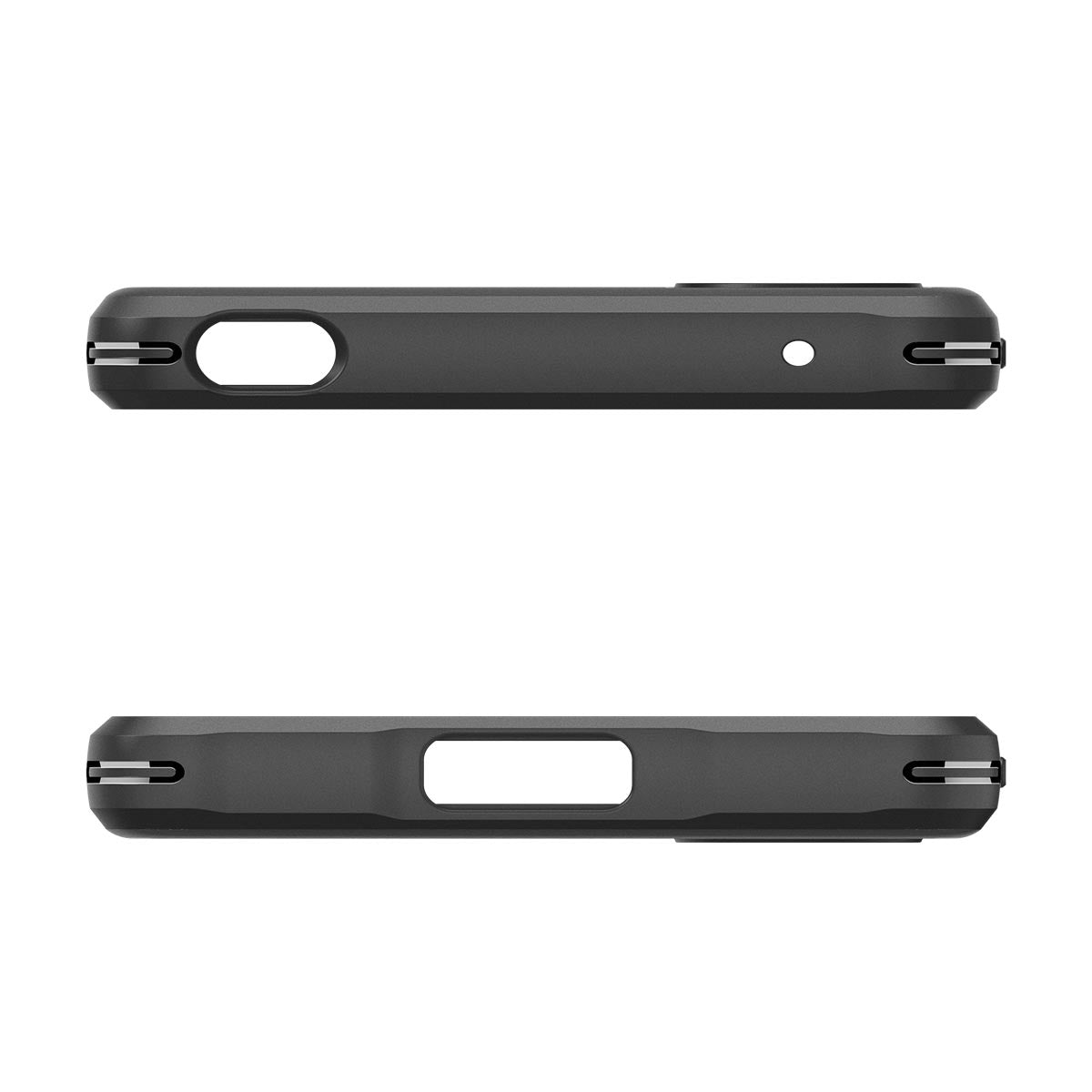 Spigen Rugged Armor, matte black - Sony Xperia 5V