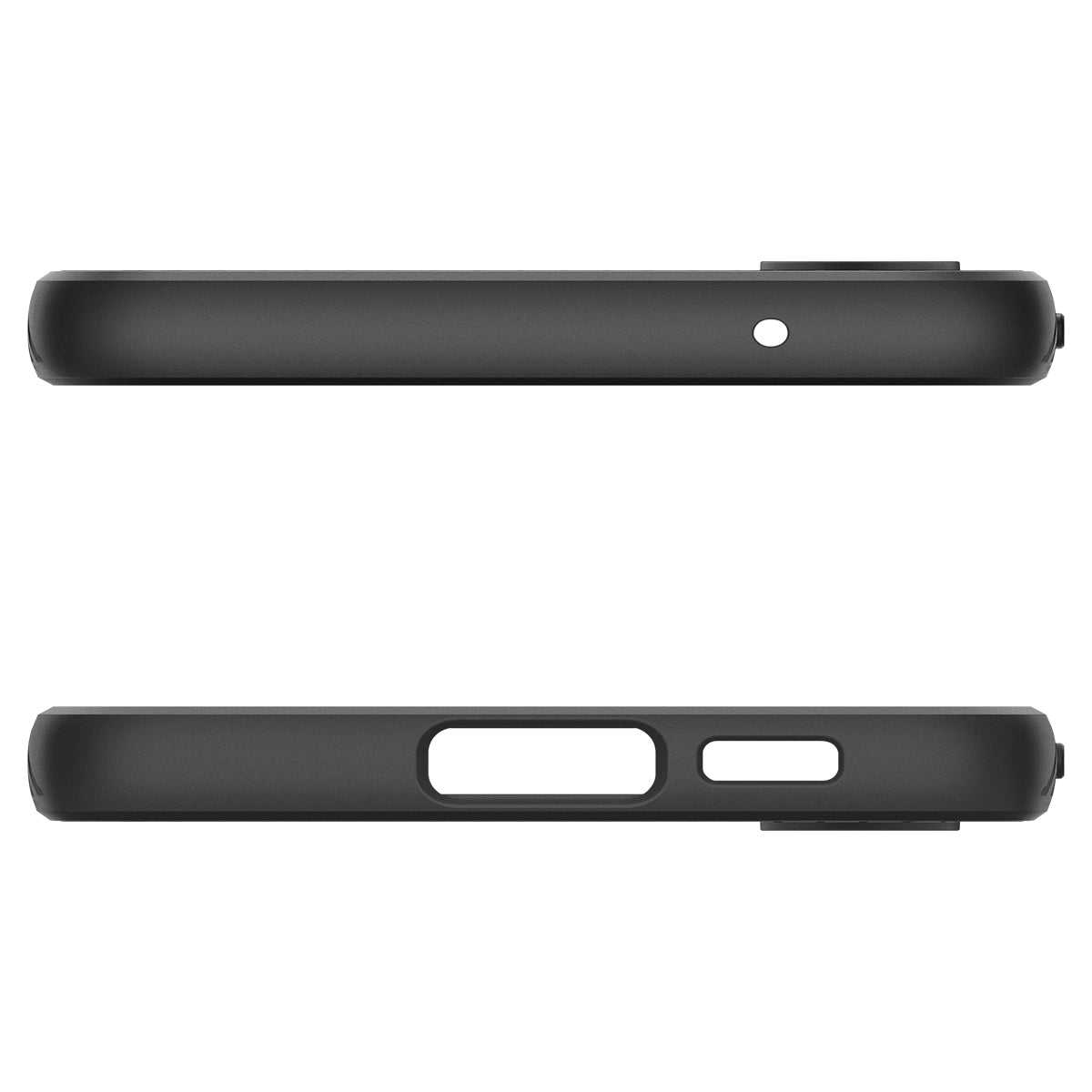 Spigen Liquid Air, matte black - Samsung Galaxy S23 FE