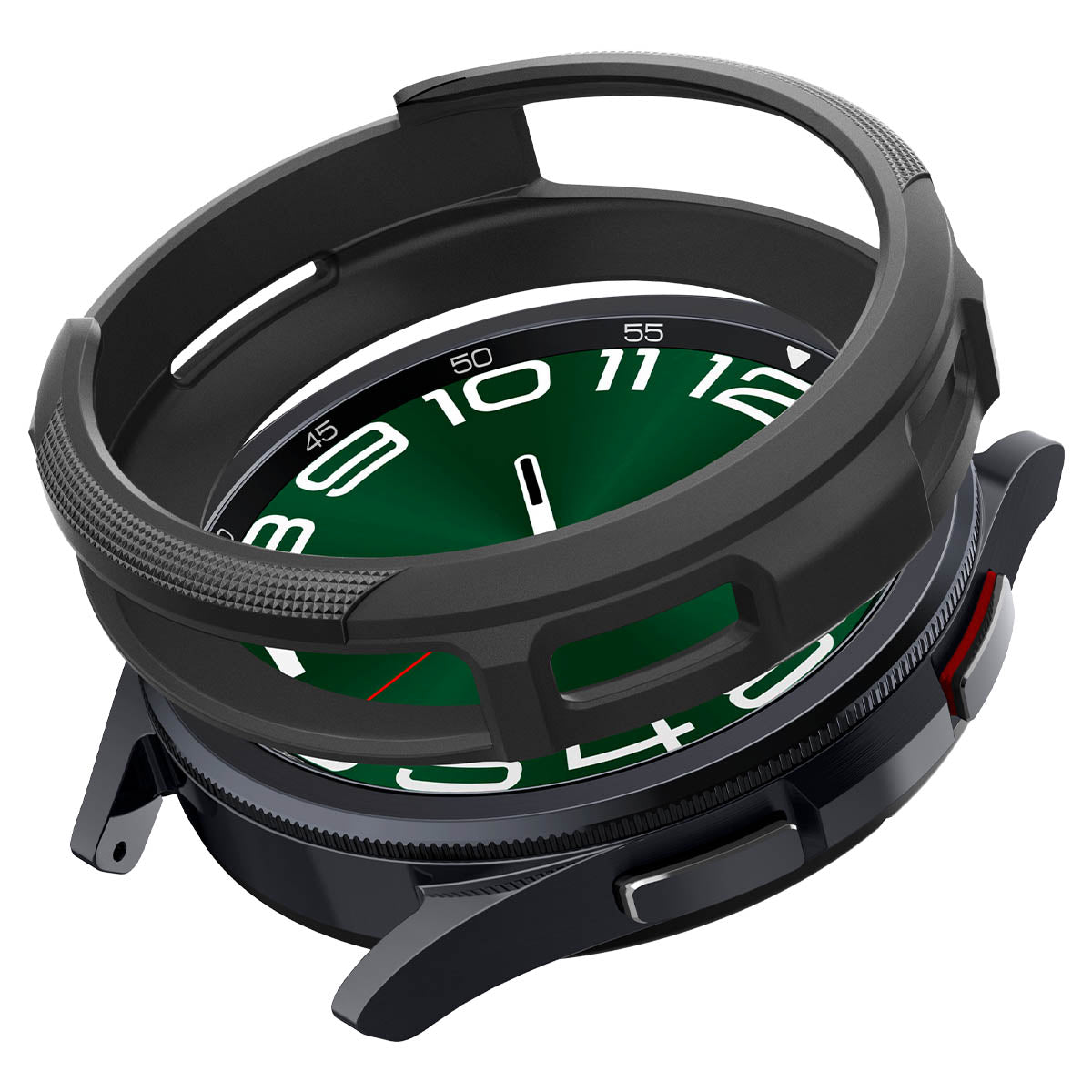 Spigen Liquid Air, matte black - Samsung Galaxy Watch6 Classic 47mm