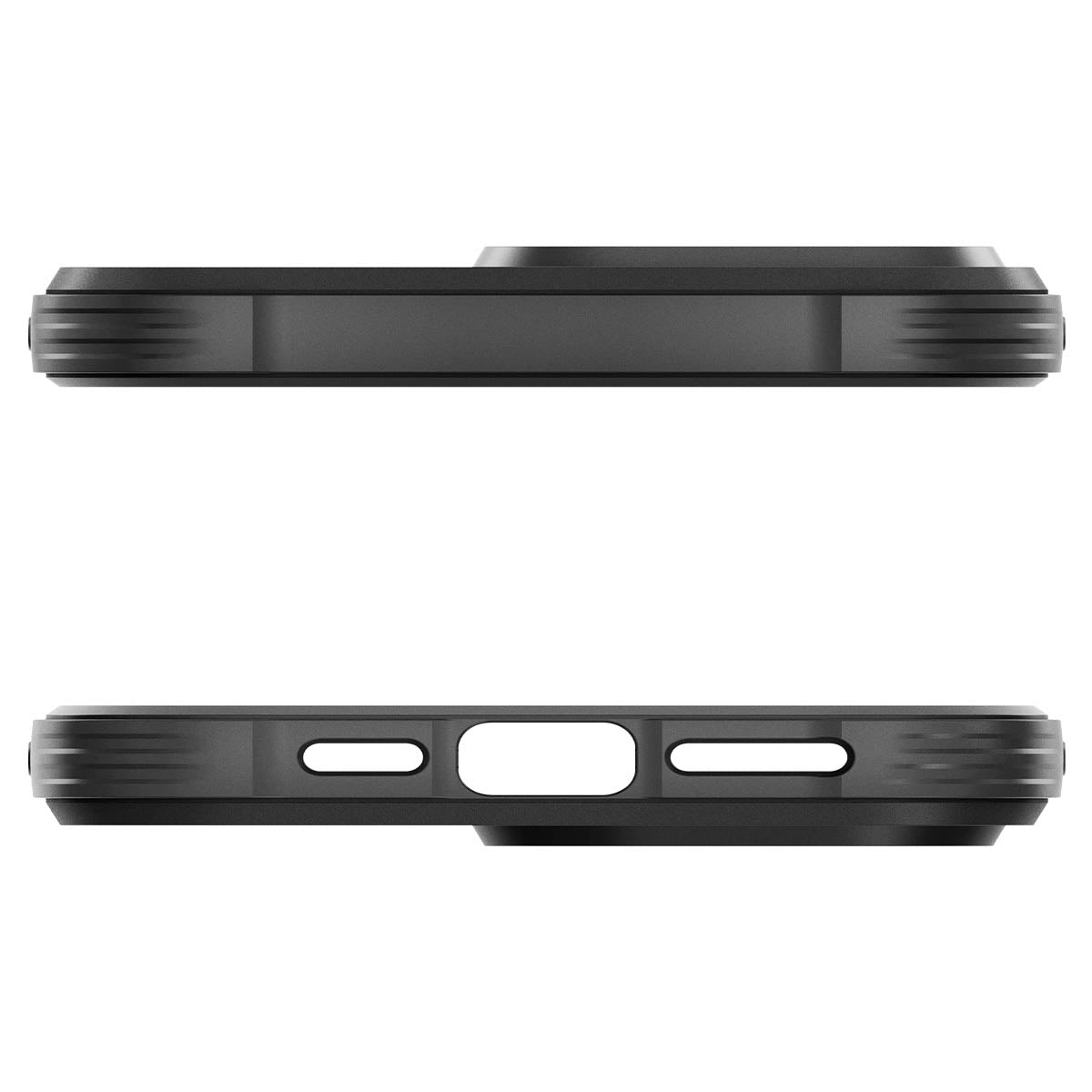 Spigen Rugged Armor MagSafe, matte black - iPhone 15 Pro Max