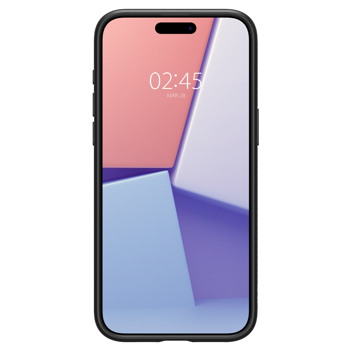 Spigen Liquid Air, matte black - iPhone 15 Pro