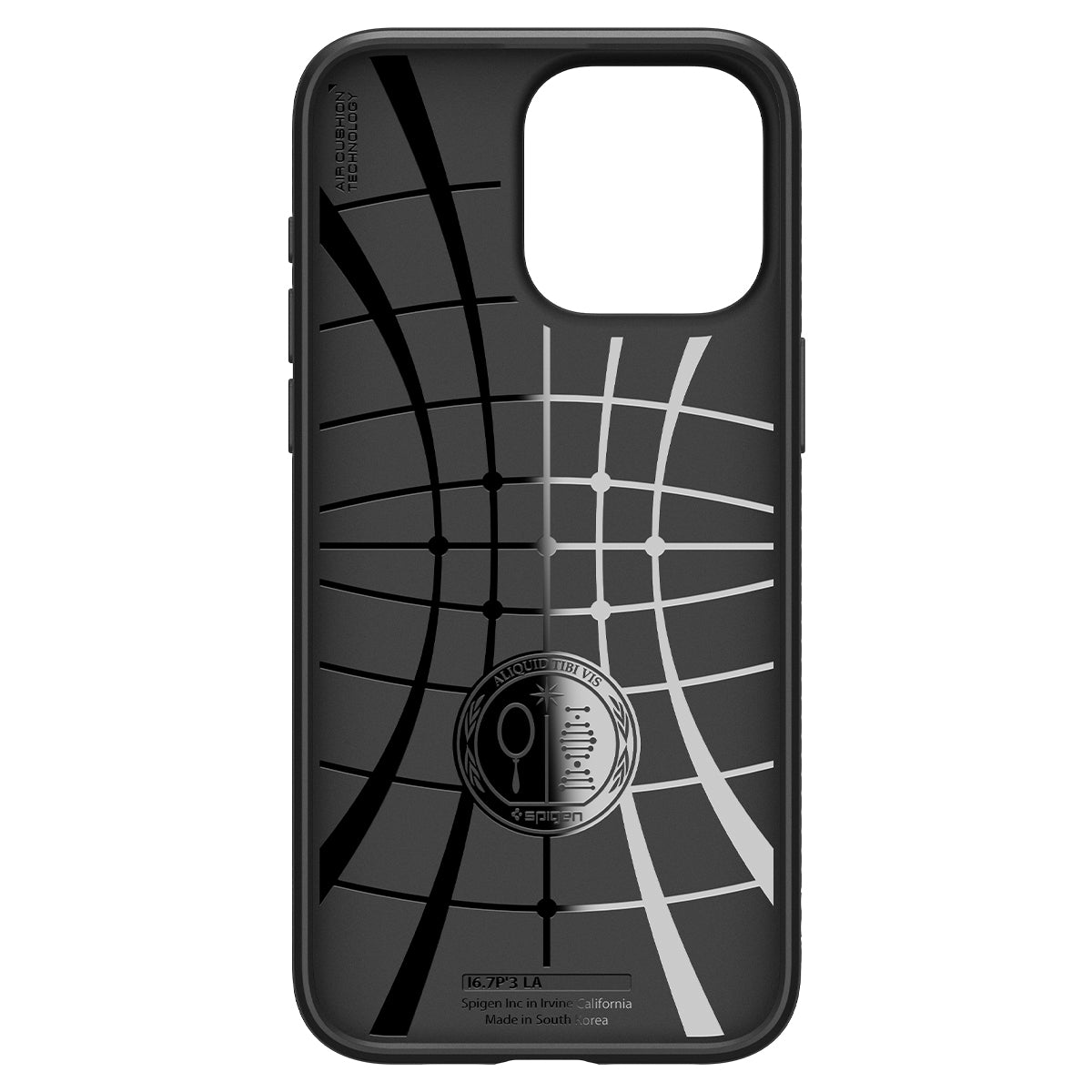Spigen Liquid Air, matte black - iPhone 15 Pro