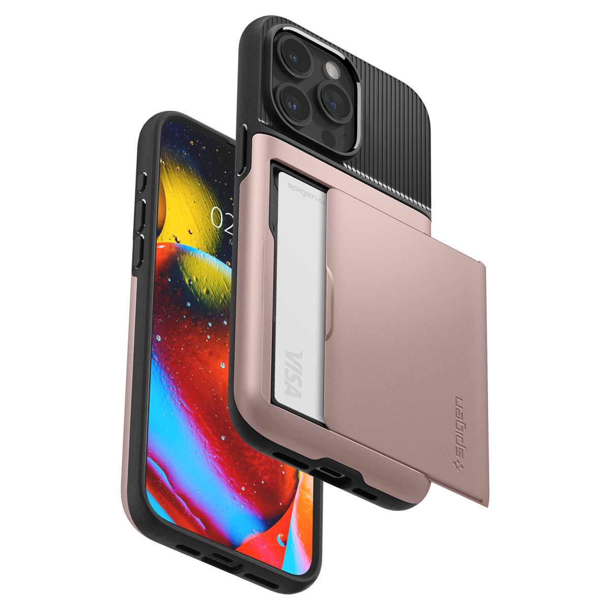 Spigen Slim Armor CS, rose gold - iPhone 15 Pro