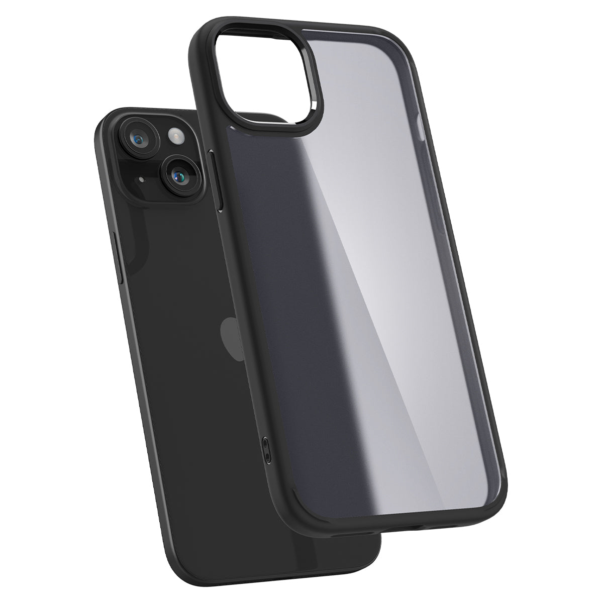Spigen Ultra Hybrid, frost black - iPhone 15