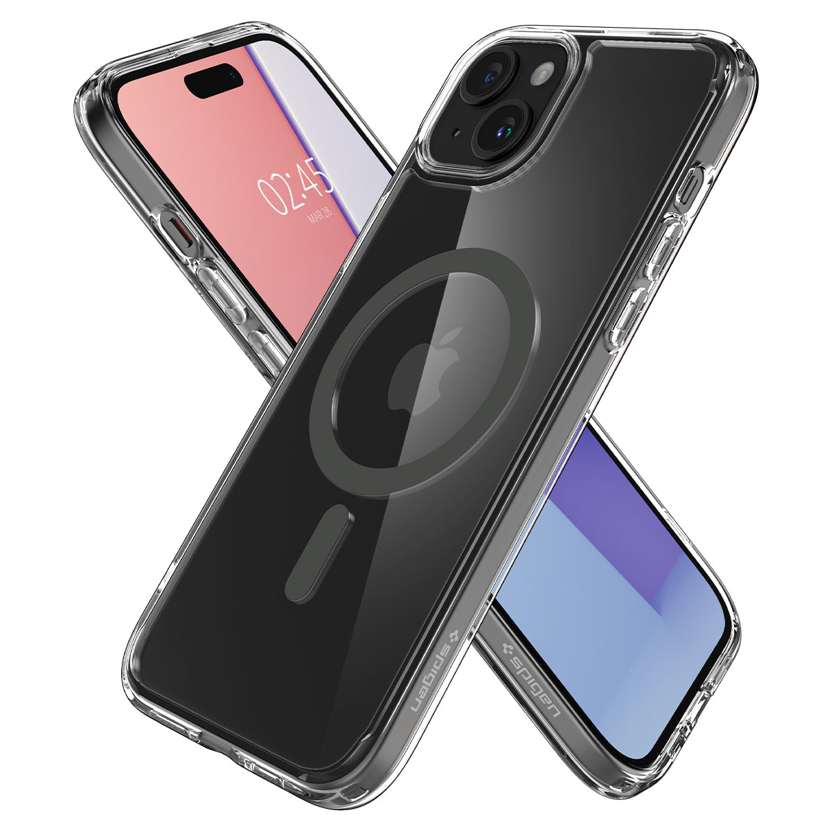 Spigen Ultra Hybrid MagSafe, graphite - iPhone 15