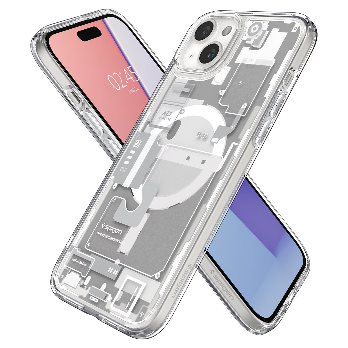 Spigen Ultra Hybrid MagSafe, zero one white - iPhone 15