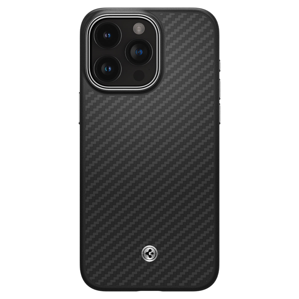 Spigen Enzo Aramid, matte black - iPhone 15 Pro