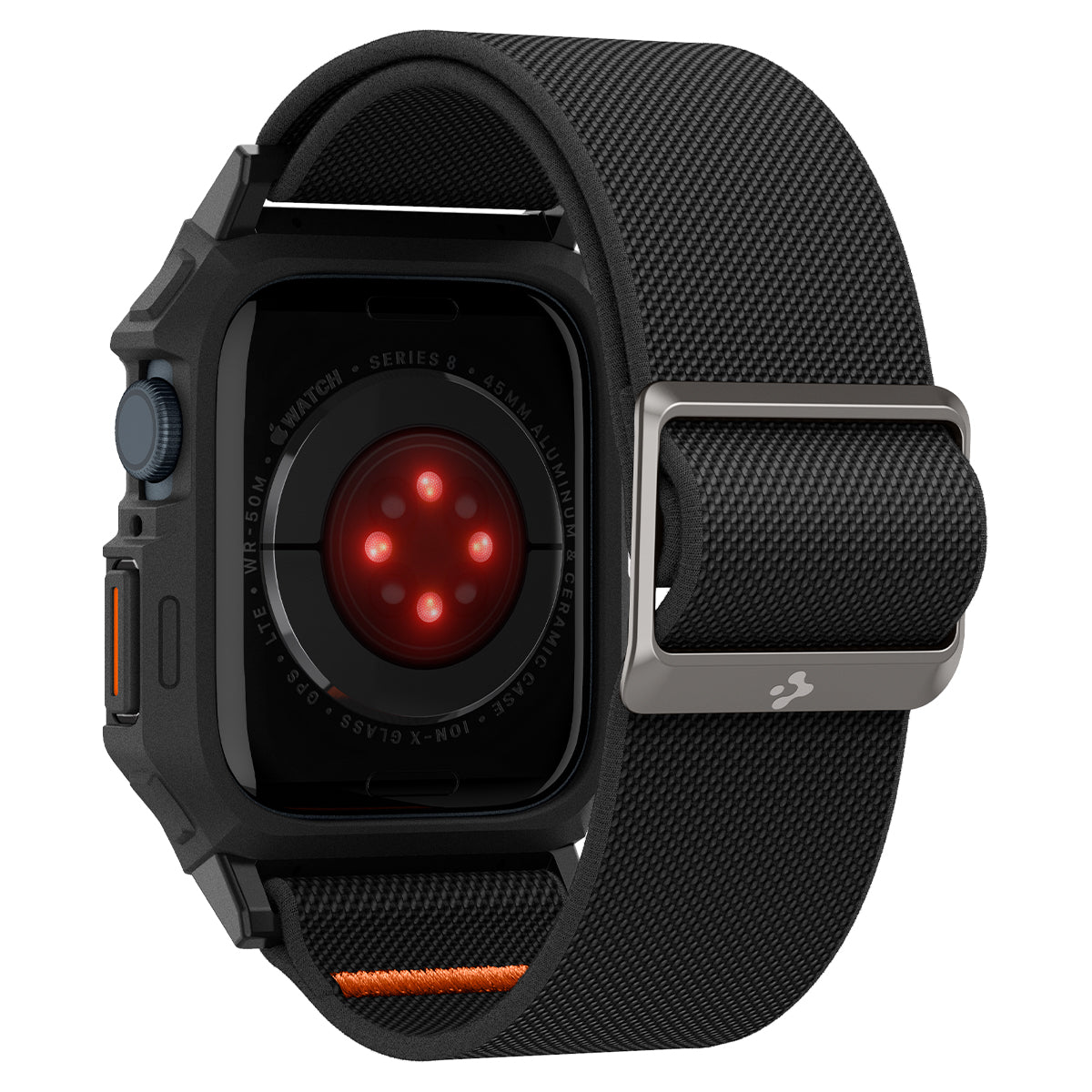 Spigen Lite Fit Pro, matte black - Apple Watch 45mm/44mm