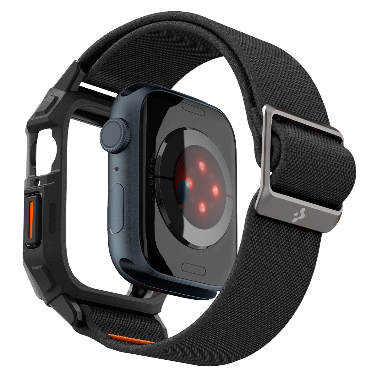 Spigen Lite Fit Pro, matte black - Apple Watch 45mm/44mm