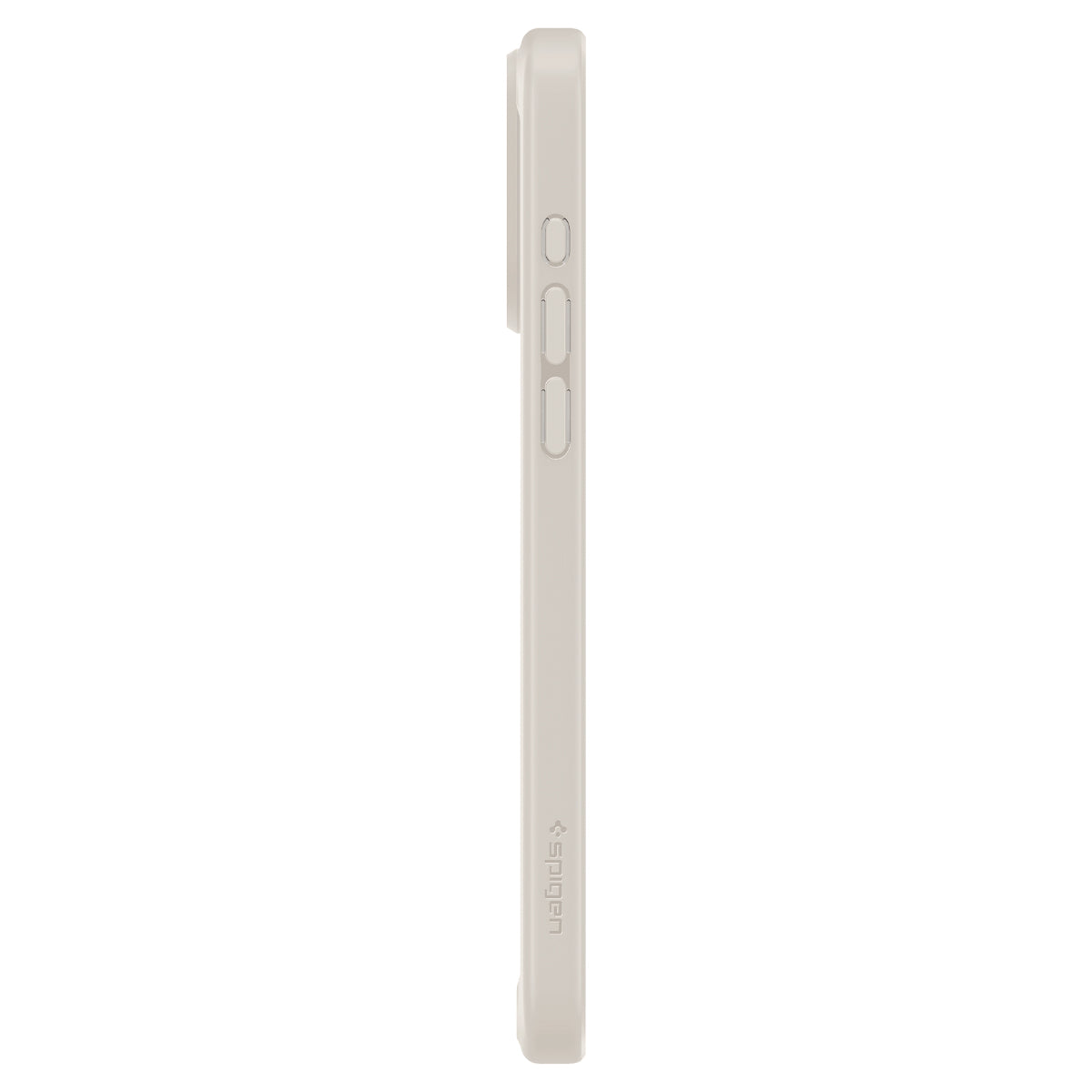 Spigen Ultra Hybrid MagSafe, frost natural titanium - iPhone 15 Pro Max