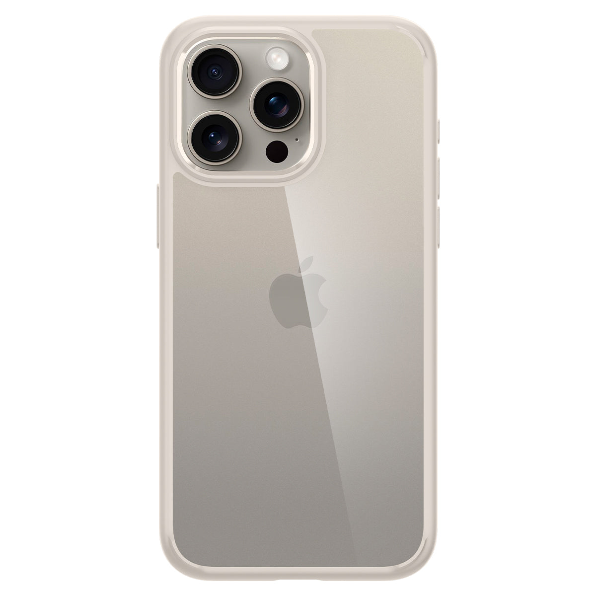 Spigen Ultra Hybrid, natural titanium - iPhone 15 Pro