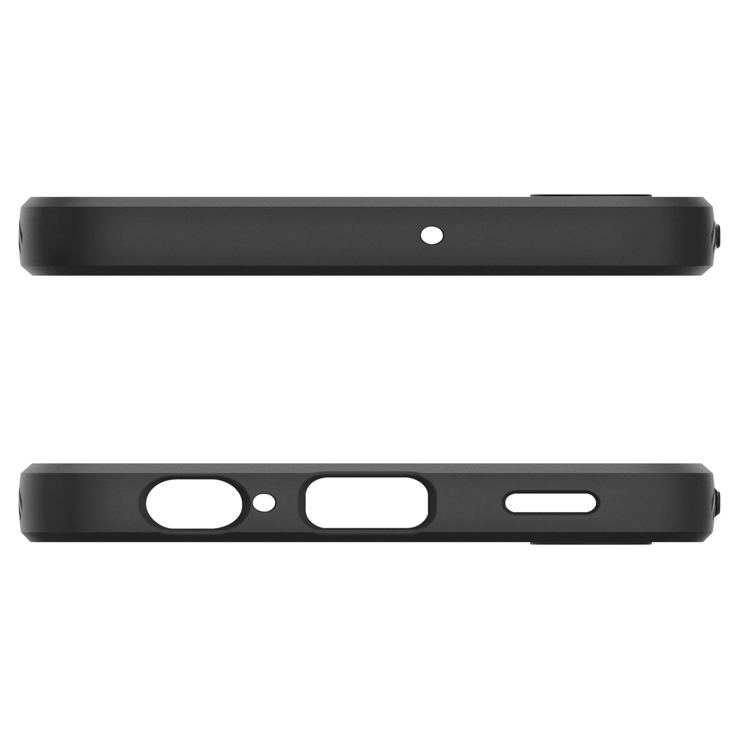 Spigen Liquid Air, matte black - Samsung Galaxy A15/A15 5G