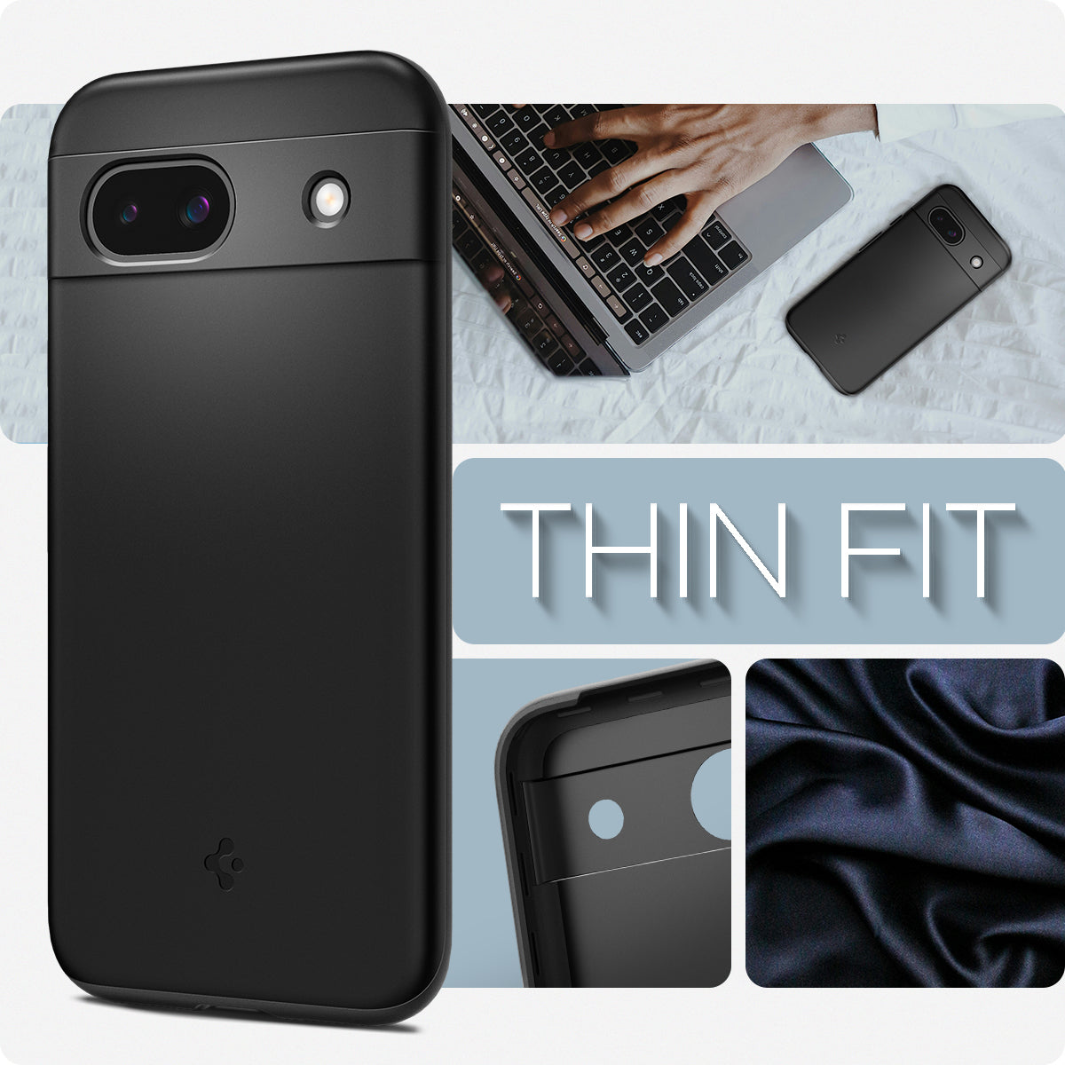 Spigen Thin Fit - black - Google Pixel 8a