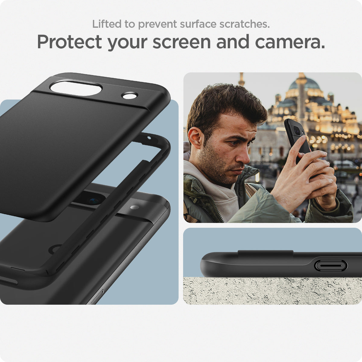 Spigen Thin Fit - black - Google Pixel 8a