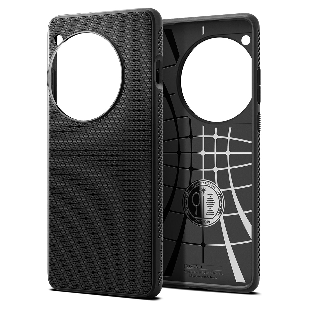 Spigen Liquid Air, matte black - OnePlus 12