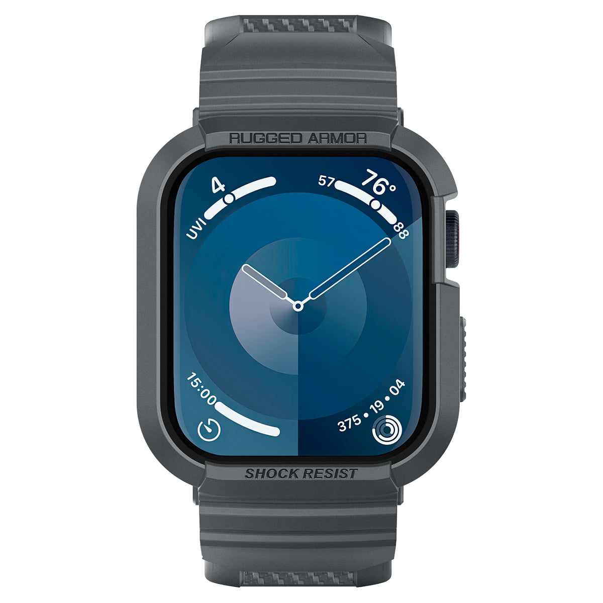 Spigen Rugged Armor Pro, dark gray - Apple Watch 45mm/44mm