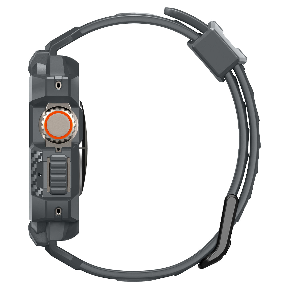 Spigen Rugged Armor Pro, dark gray - Apple Watch Ultra 2/1 49mm