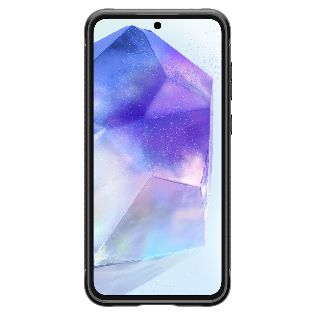 Spigen Rugged Armor, matte black - Samsung Galaxy A55