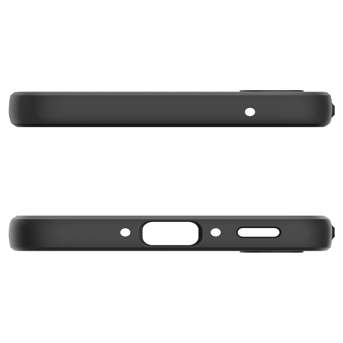 Spigen Liquid Air, matte black - Samsung Galaxy A35