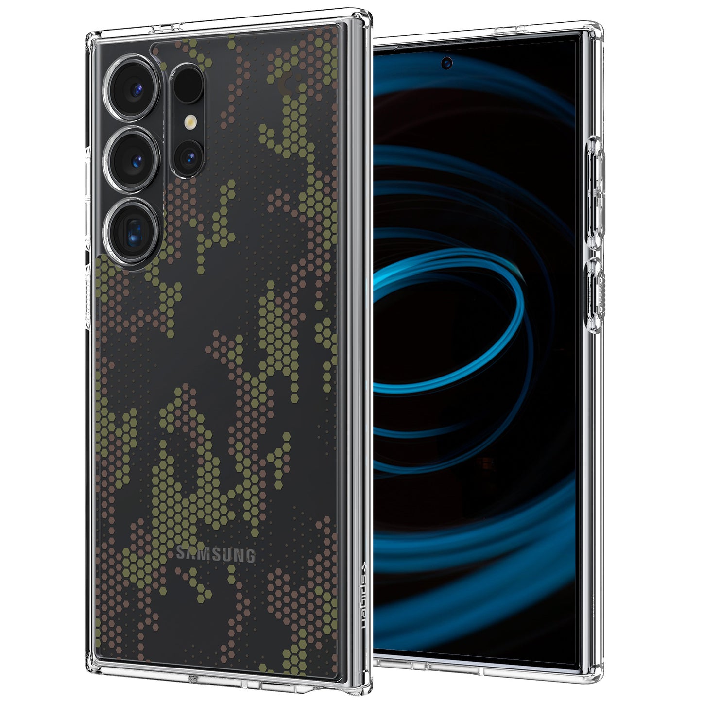 Spigen Ultra Hybrid, digital camo - Samsung Galaxy S24 Ultra