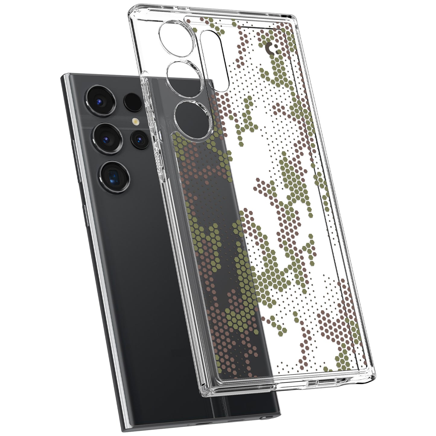 Spigen Ultra Hybrid, digital camo - Samsung Galaxy S24 Ultra