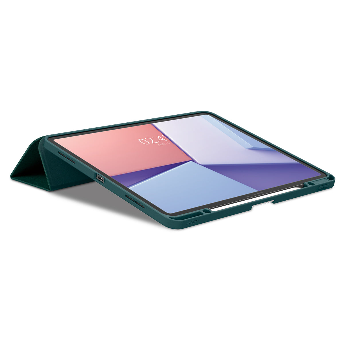Hülle Spigen Urban Fit, midnight green - iPad Air 12.9" 2024