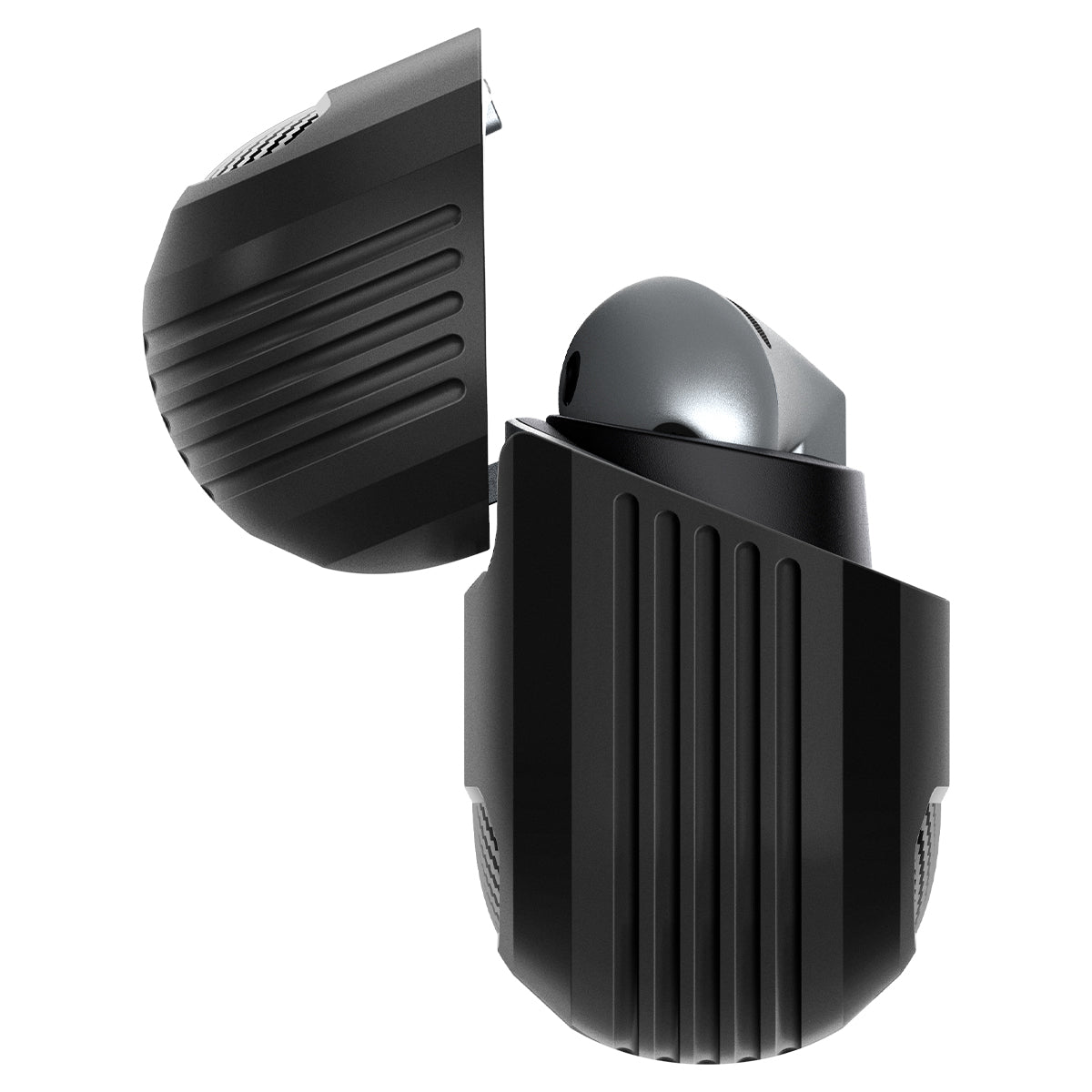 Spigen Rugged Armor , matte black - Samsung Galaxy Buds 3 Pro/3