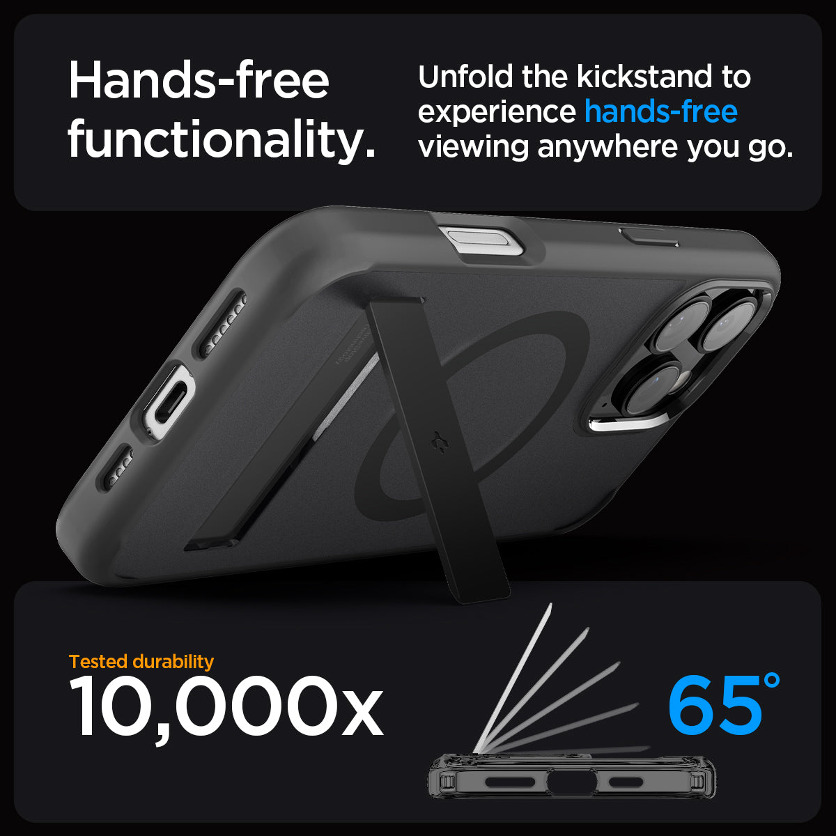Spigen Ultra Hybrid S MagSafe, frost black - iPhone 16 Pro Max