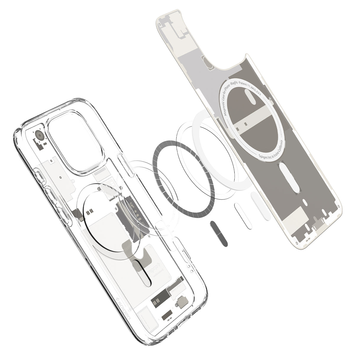 Spigen Ultra Hybrid MagSafe, zero one natural titanium - iPhone 16 Pro Max