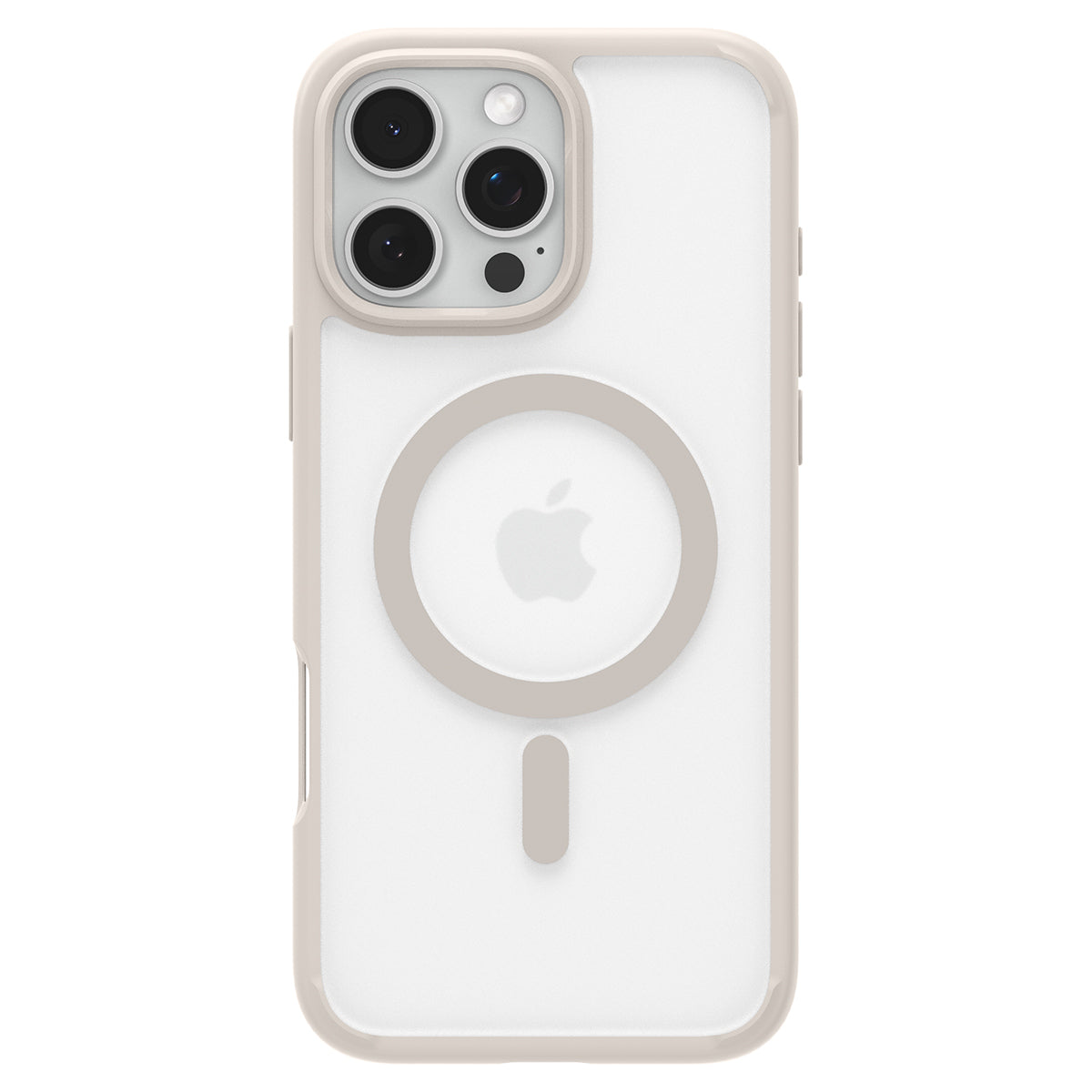 Spigen Ultra Hybrid MagSafe, frost natural titanium - iPhone 16 Pro Max