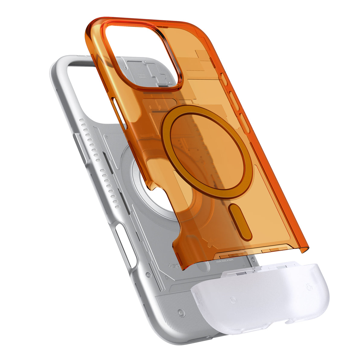 Spigen Classic C1 MagSafe, tangerine - iPhone 16 Pro Max