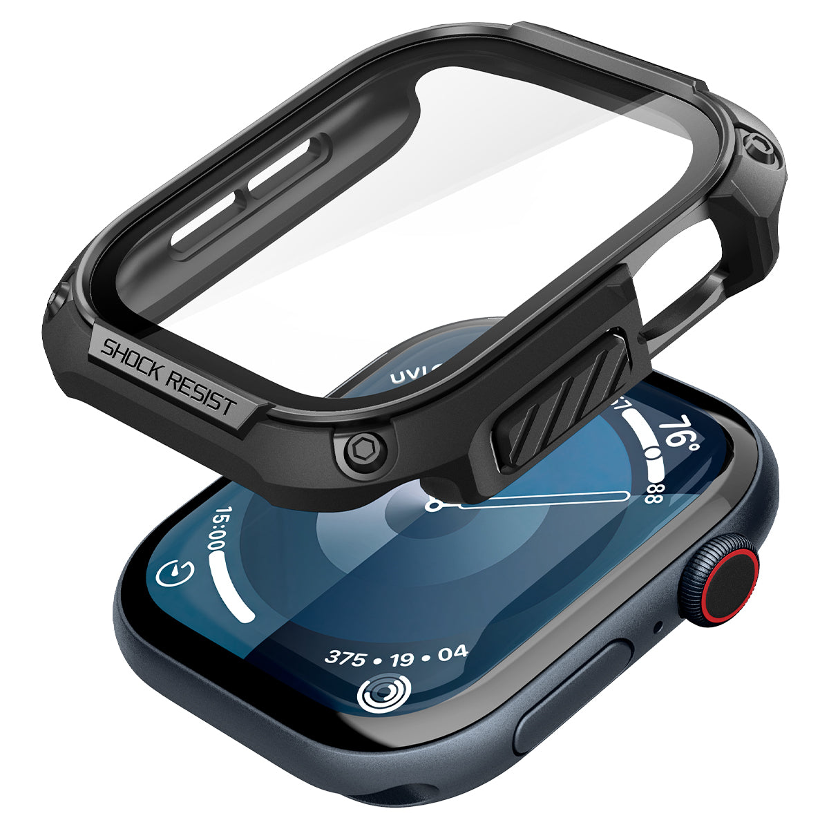 Spigen Tough Armor, black - Apple Watch 10 46mm