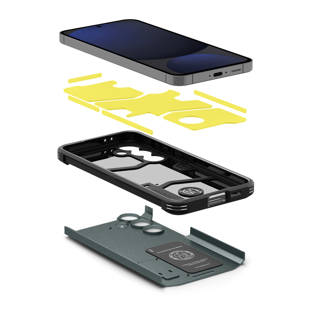 Spigen Tough Armor, abyss green - Samsung Galaxy S24 FE