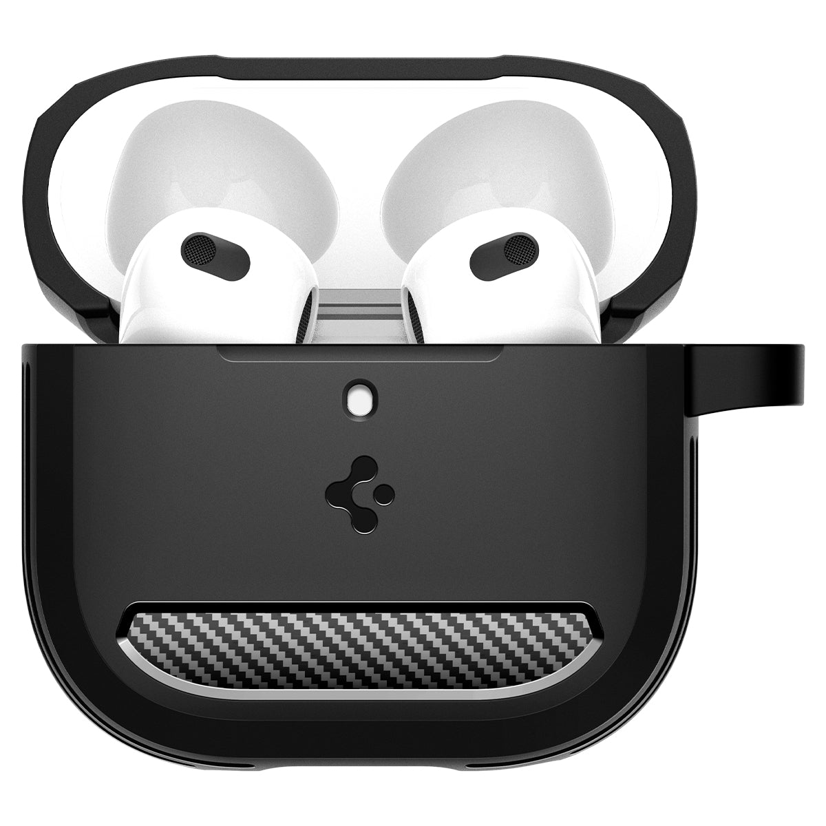 Spigen Rugged Armor, matte black - AirPods 4