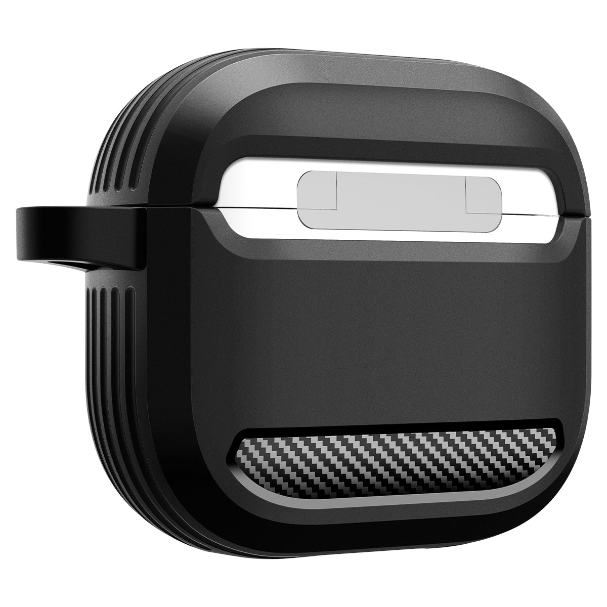 Spigen Rugged Armor, matte black - AirPods 4