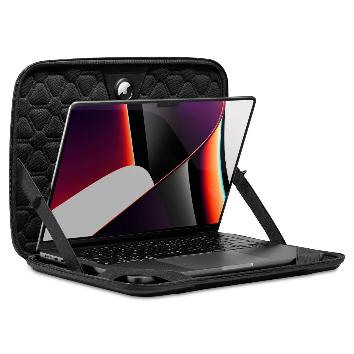 Spigen Rugged Armor Pro, black - MacBook Pro 14" M3 2023/M2 2023/M1 2021