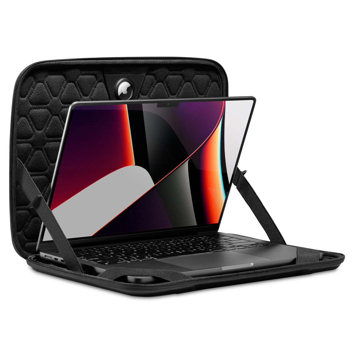 Spigen Rugged Armor Pro, black - MacBook Pro 16" M3 2023/M2 2023/M1 2021