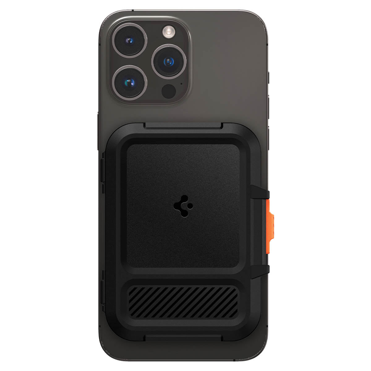 Spigen iPhone Lock Fit Wallet with MagSafe, black