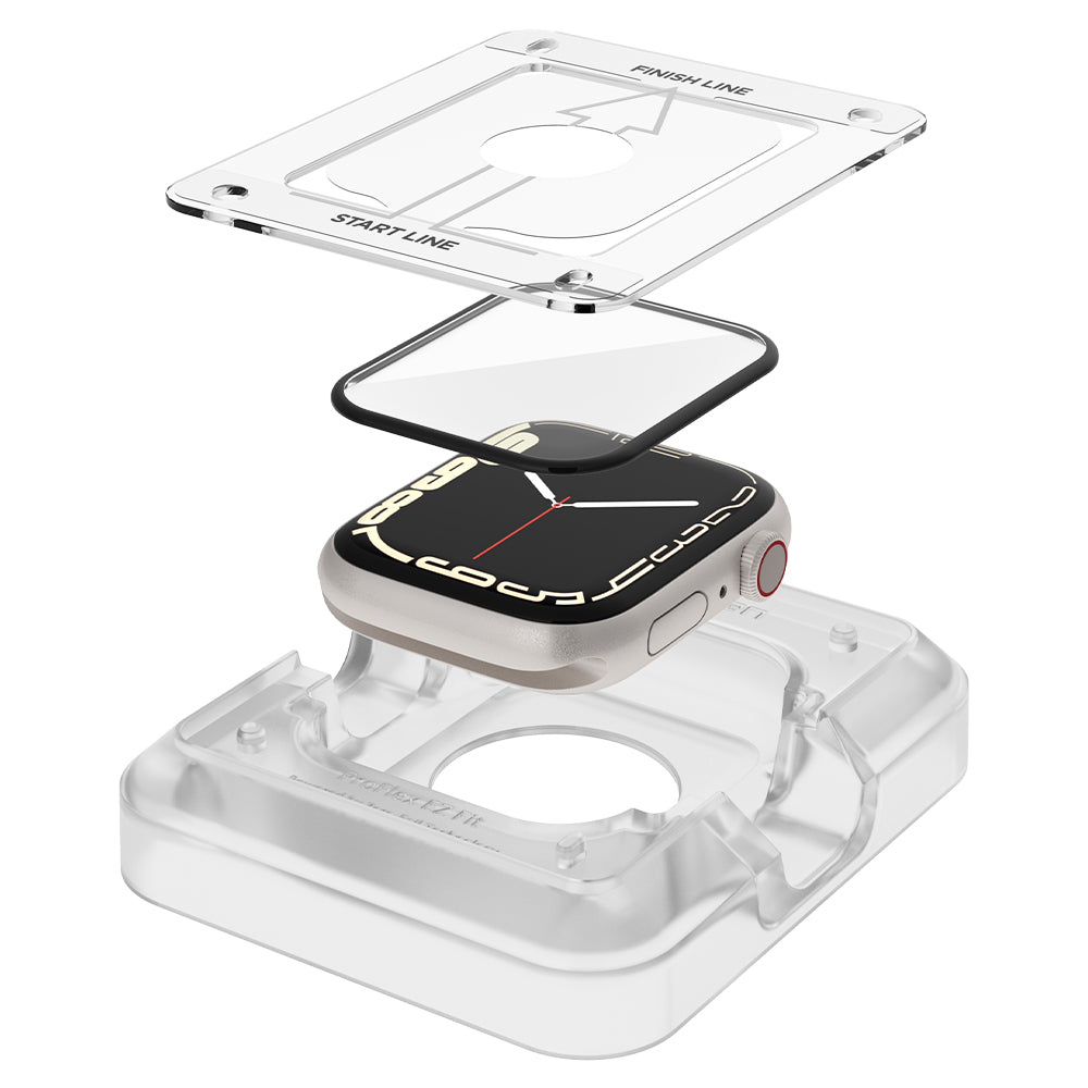 Spigen ProFlex EZ Fit 2 Pack - Apple Watch 9/8/7 41mm