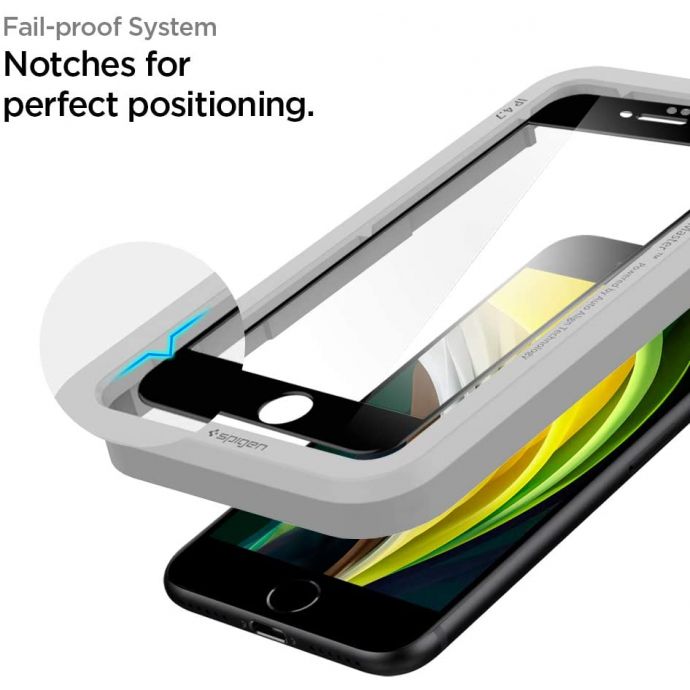 Spigen AlignMaster FC, black - iPhone SE (2022/2020)/8/7