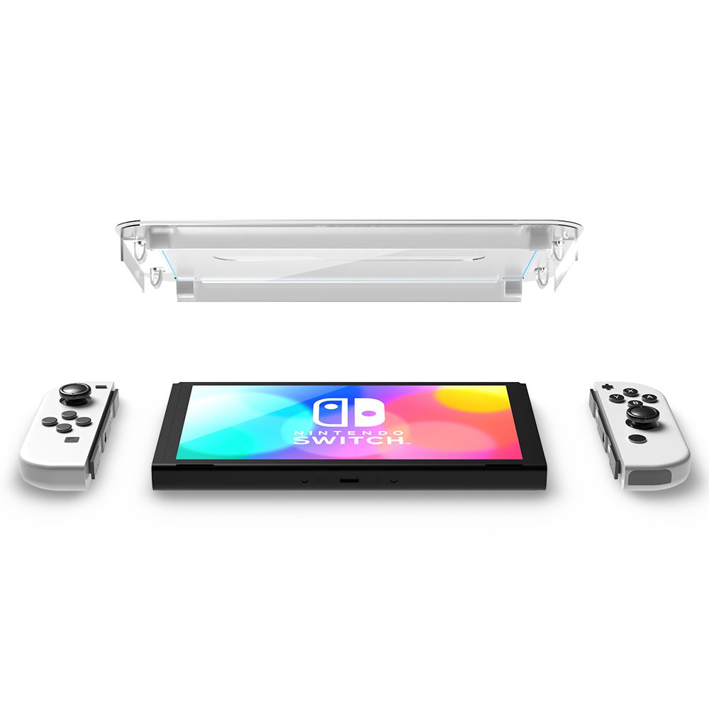 Spigen Glass tR EZ Fit 2 Pack - Nintendo Switch OLED
